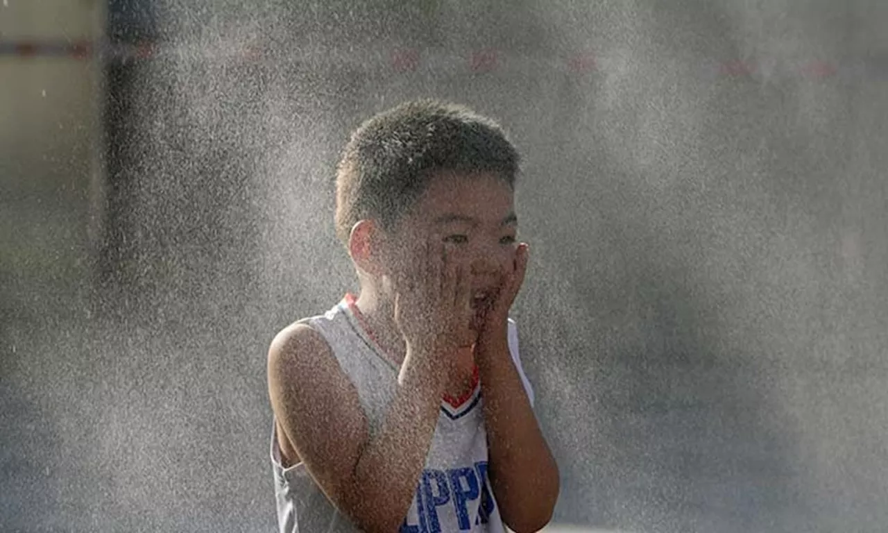 China is getting too much rain in the south and not enough rain, plus a heat wave, in the north