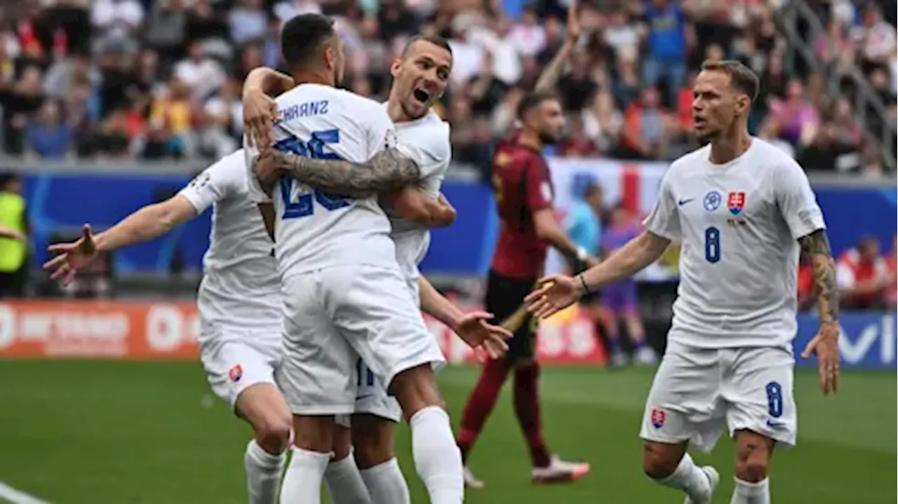 Schranz strikes as Slovakia beat Belgium at Euro 2024