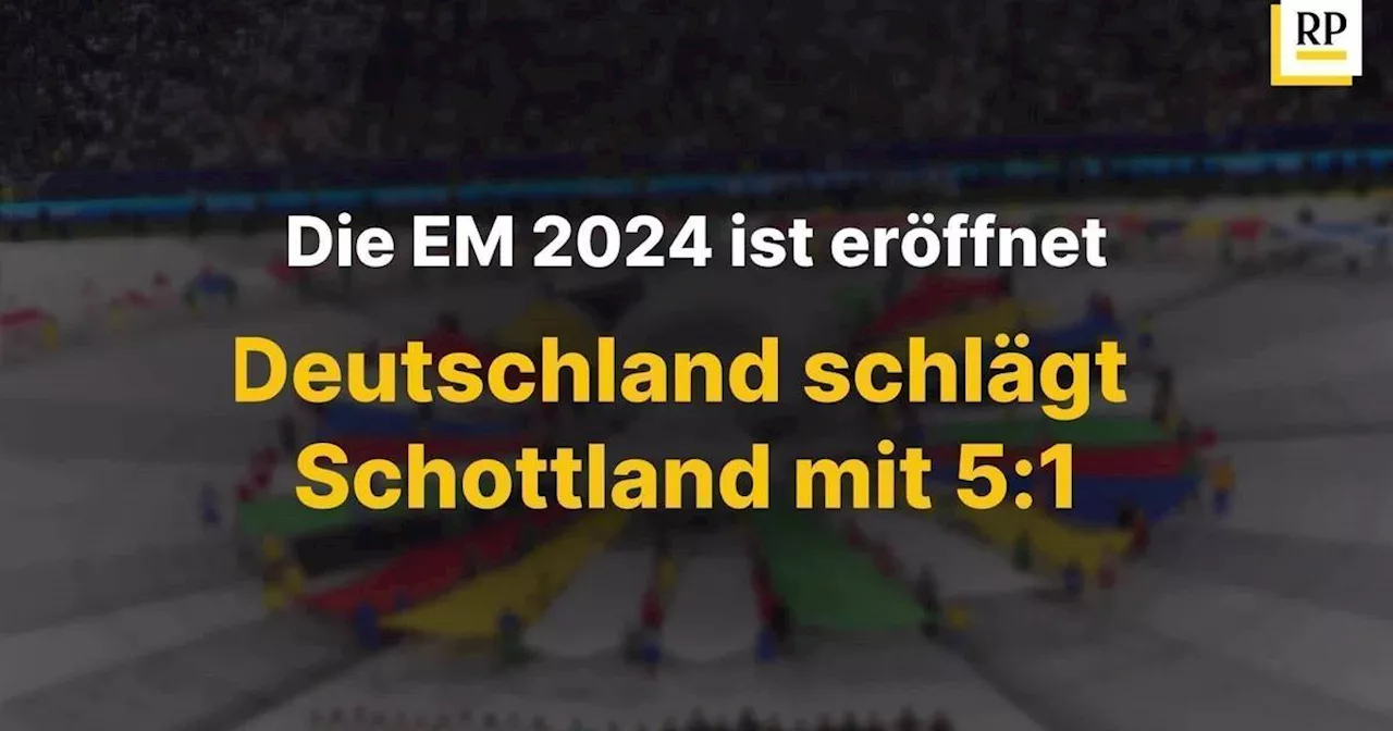 Video: Die Fußball EM 2024 ist eröffnet: Deutschland schlägt Schottland mit 5:1