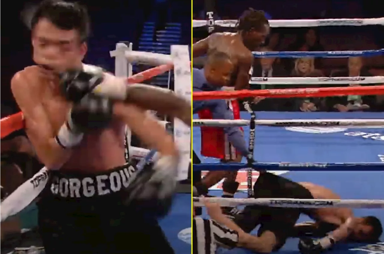 Terence Crawford left rival unconscious with face planted on canvas in sensational KO during rise to...