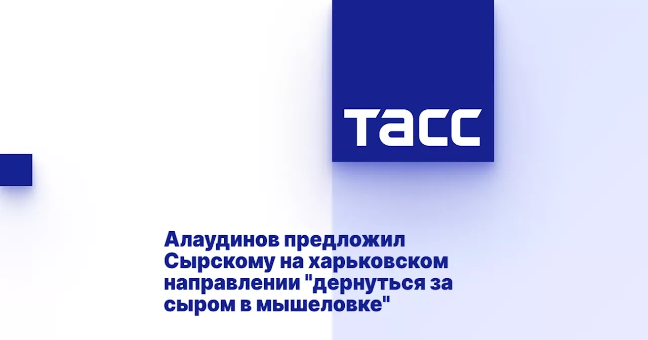 Алаудинов предложил Сырскому на харьковском направлении 'дернуться за сыром в мышеловке'