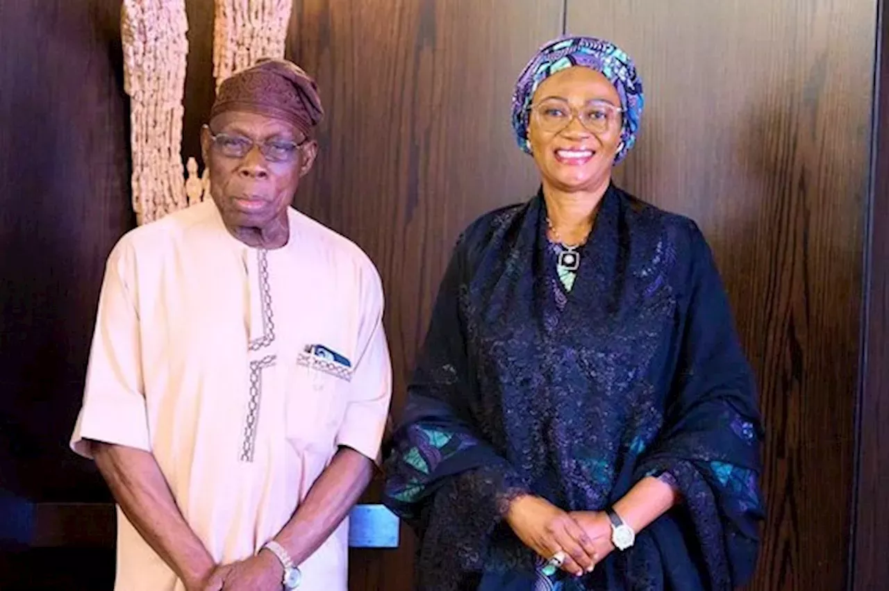 Obasanjo Visits First Lady — Days After Wearing Cap With Tinubu's ...