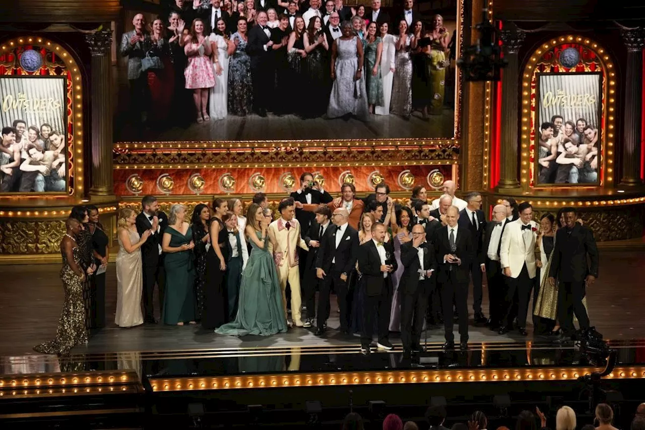 'The Outsiders' wins best musical as women make strides at Tony Awards