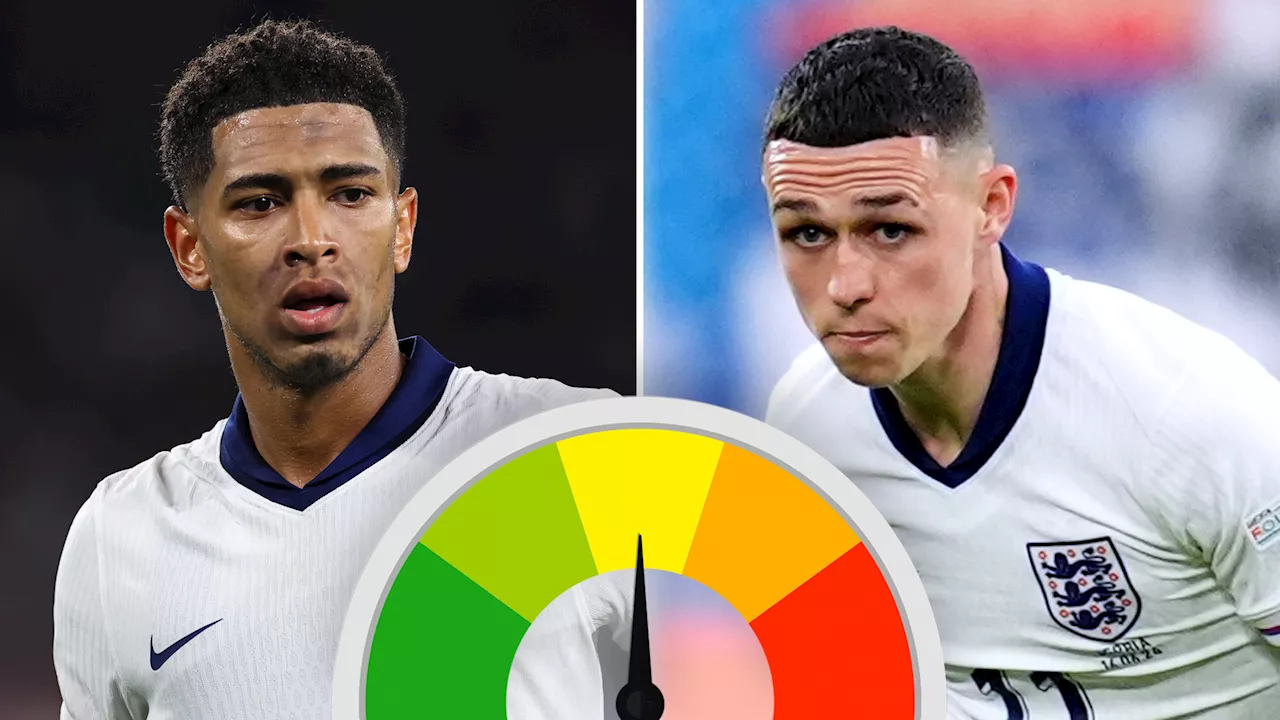 England player ratings: Jude Bellingham delivers masterful Euro 2024 performance but Phil Foden not at his...