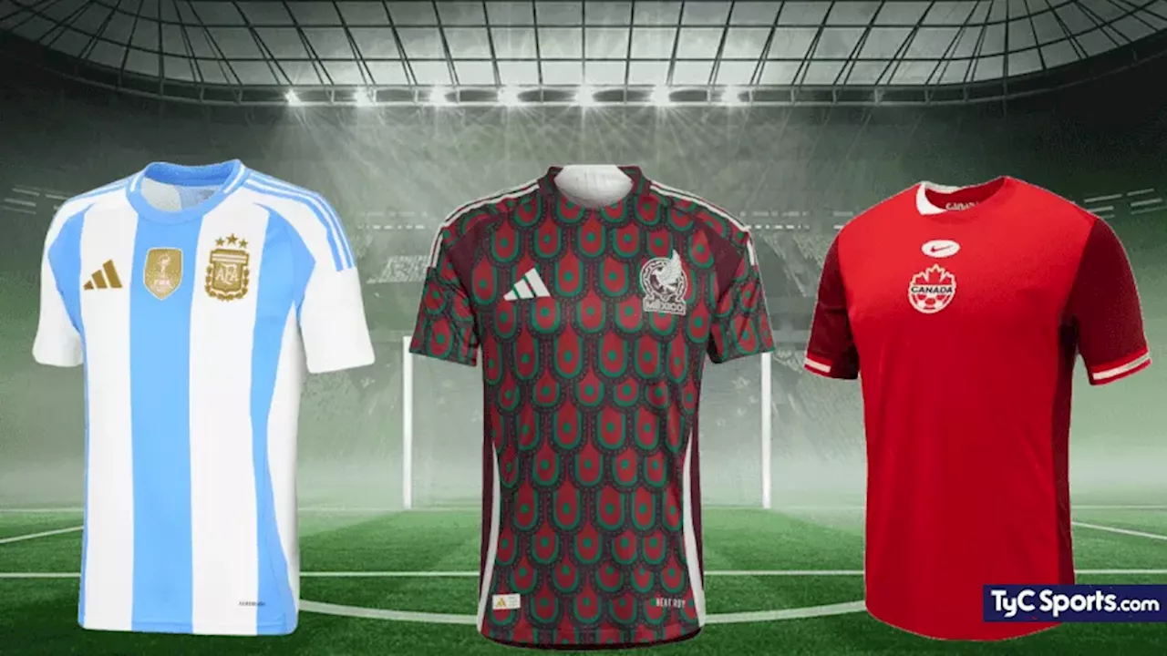 Cuáles son la mejores y peores camisetas de la Copa América 2024