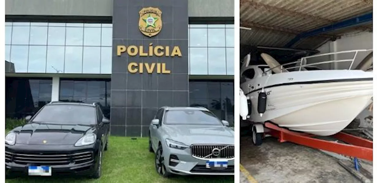 Jogo do tigrinho: Polícia apreende carros e lancha de influenciadores em AL