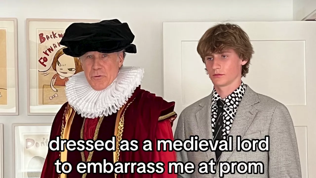 Will Ferrell si veste da lord medievale per imbarazzare il figlio al ballo della scuola