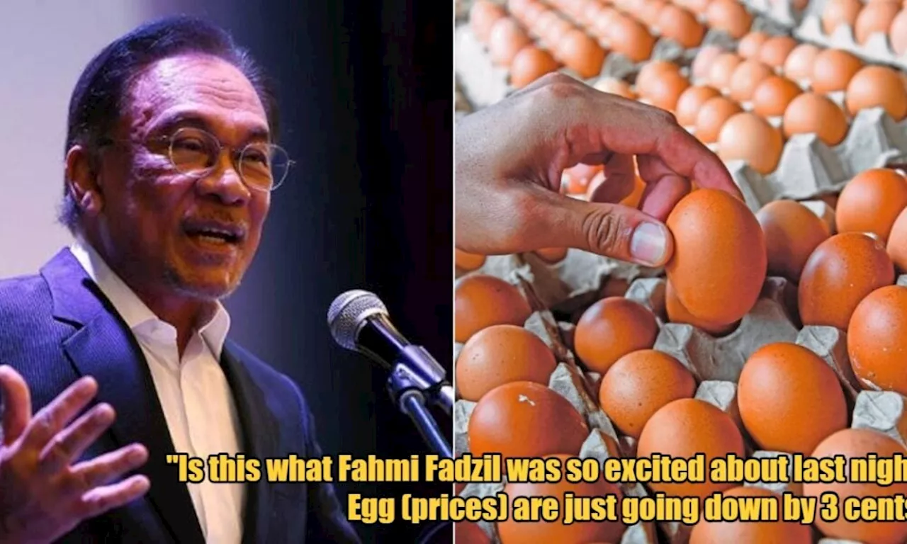  M'sians are Not Impressed by PM's 'Good News' of Egg Prices Going Down by 3 Cents