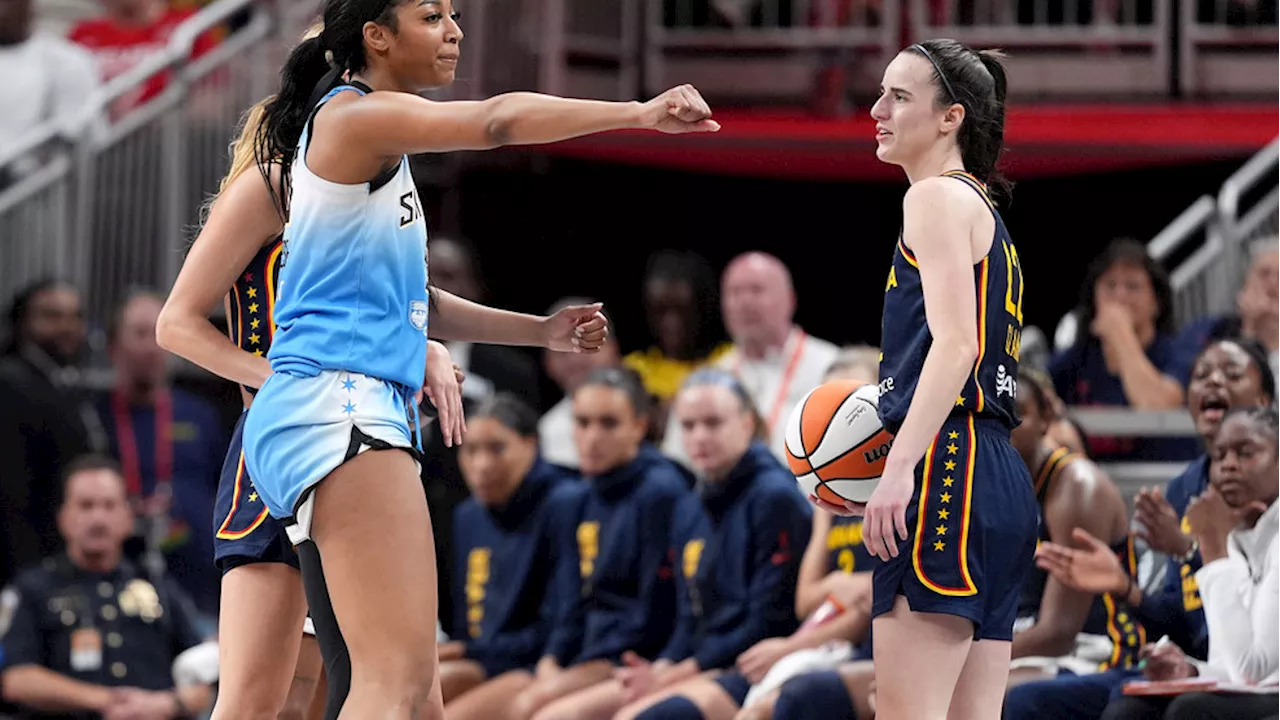 Angel Reese called for flagrant foul on Caitlin Clark during heated WNBA matchup