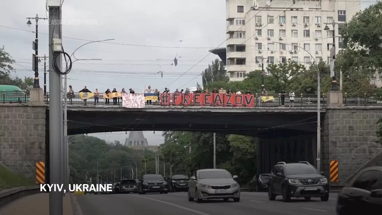 Relatives of captured soldiers protest in Kyiv, reflect on Ukraine conference in Switzerland