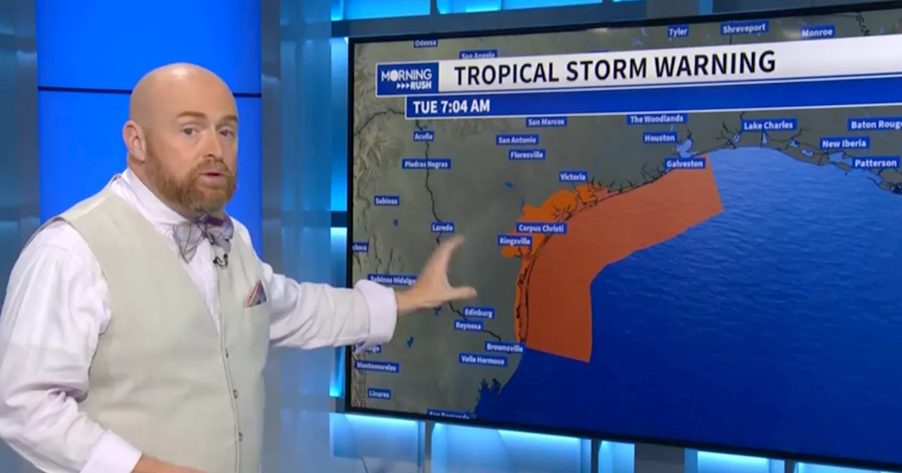 Tropical storm warning issued along Texas gulf coast as potential 1st named storm of season builds