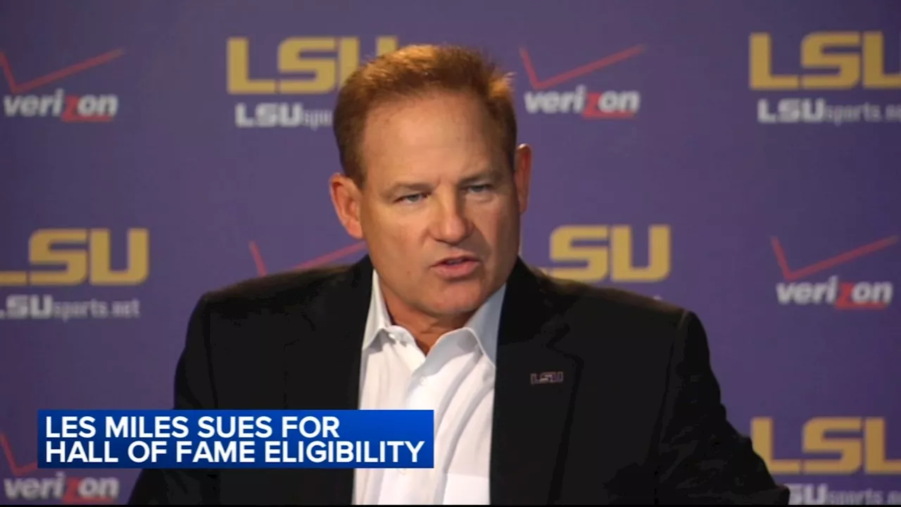 Les Miles sues LSU, NCAA and College Football Hall of Fame over 37 vacated victories