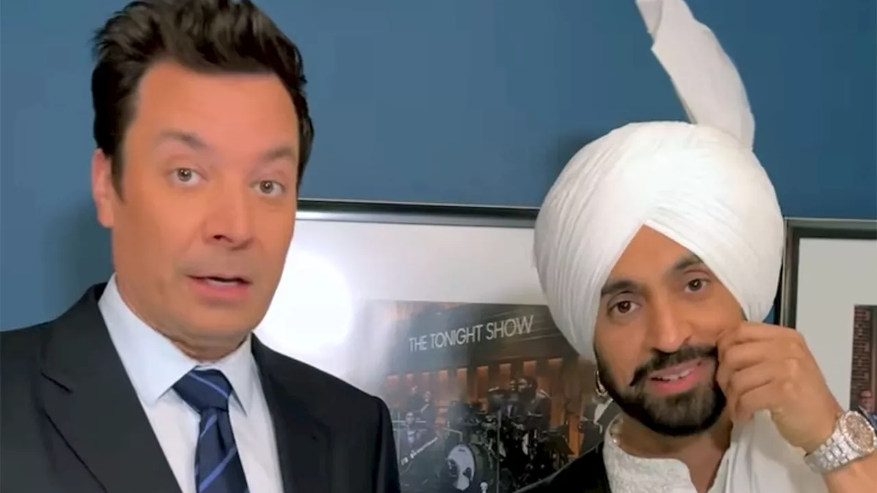 Diljit Dosanjh ने Jimmy Fallon को सिखाई पंजाबी, दोनों बोले- 'पंजाबी आ गए ओये', मजेदार है वीडियो