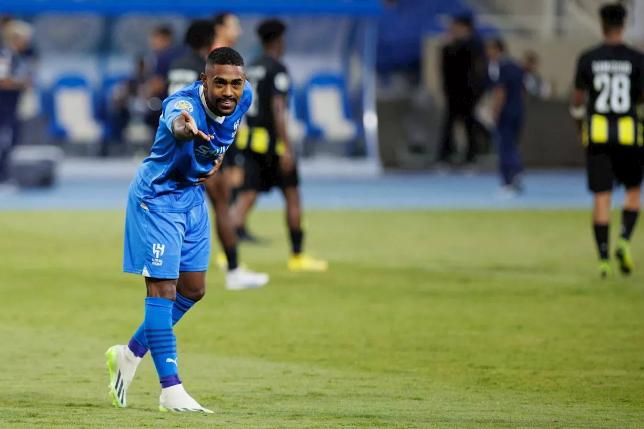 «وتر الركبة» يبعد مالكوم عن الهلال 8 أسابيع