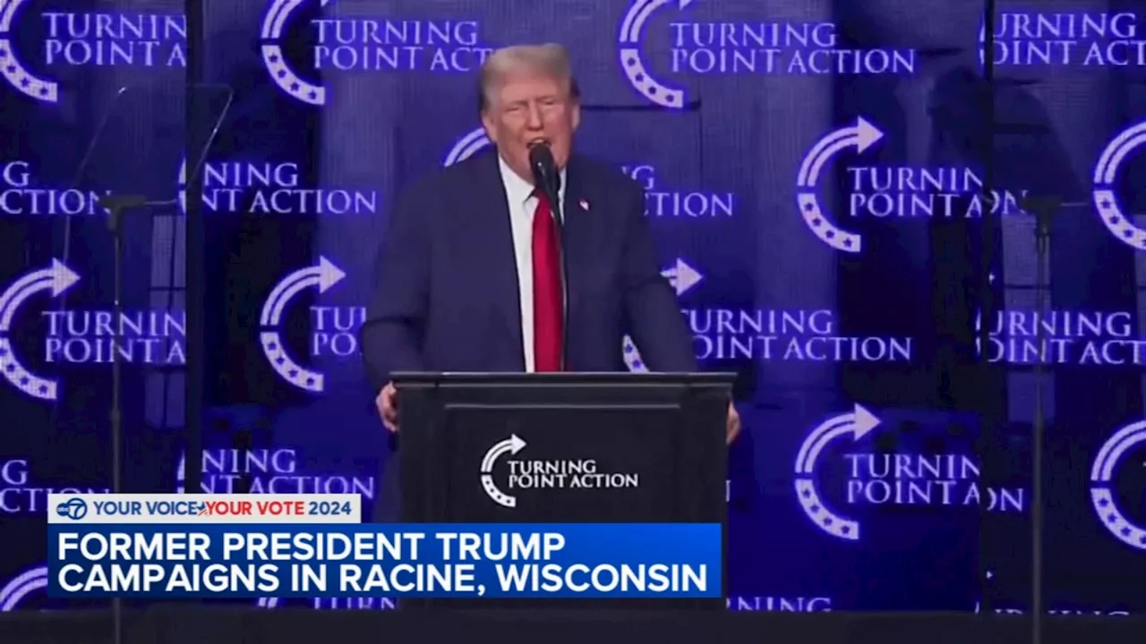 Former President Trump heads to Racine days after alleged Milwaukee diss