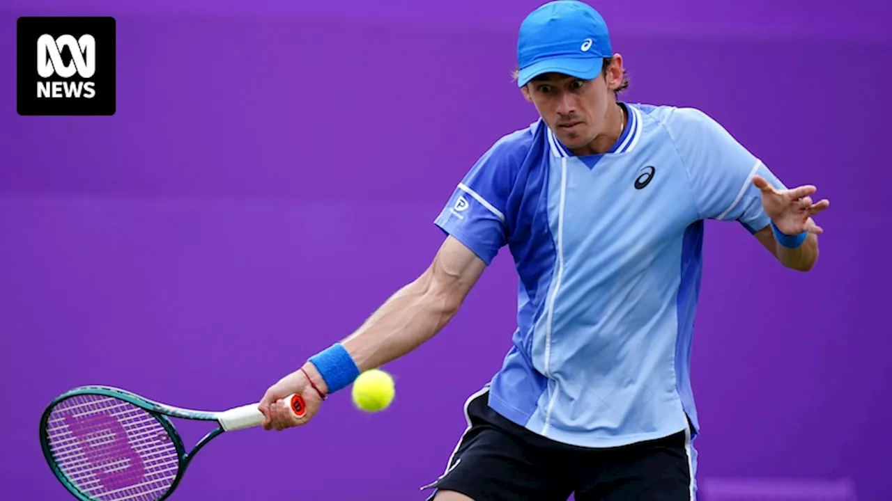 Alex de Minaur suffers pre-Wimbledon shock with first-round loss at Queen's