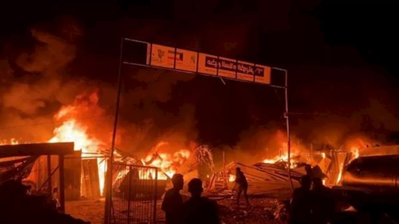 فلسطين.. شهداء وجرحى في قصف إسرائيلي على خيام النازحين غرب رفح