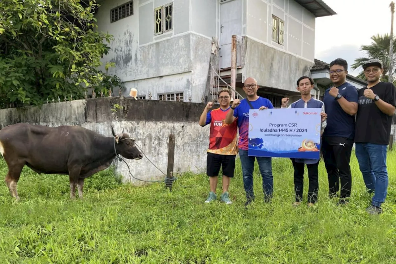 Telkomsel melibatkan peternak dan UMKM lokal distribusi hewan kurban