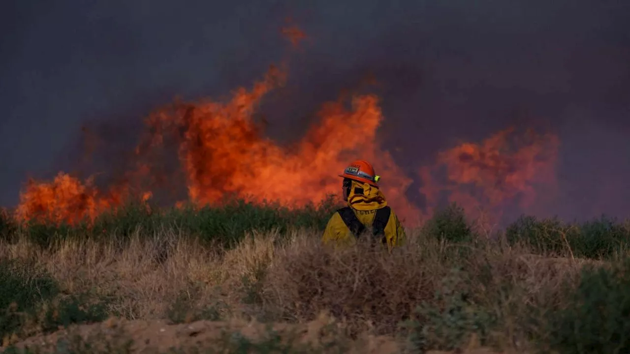 Hunderte kämpfen gegen Waldbrand in Südkalifornien