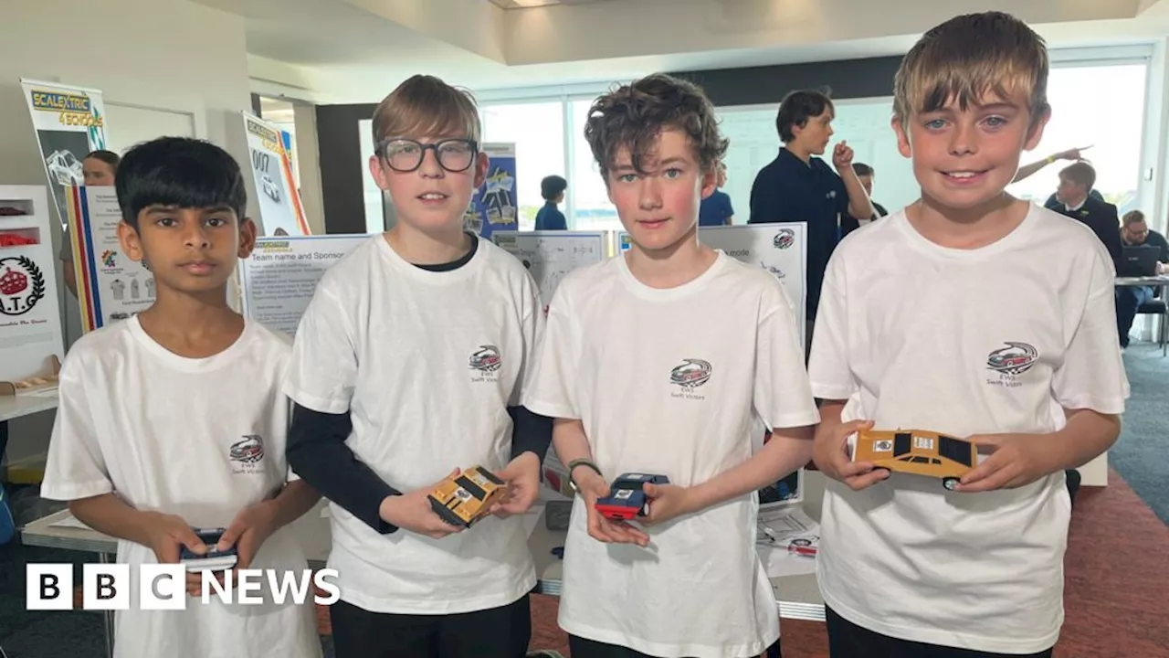 Deanshanger and Ipswich pupils design Scalextric cars