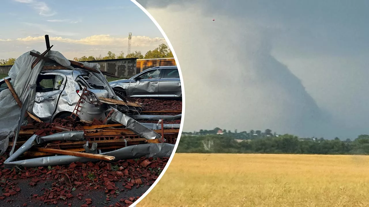 Unwetter: Feuerwehr schlägt Tornado-Alarm in Sachsen