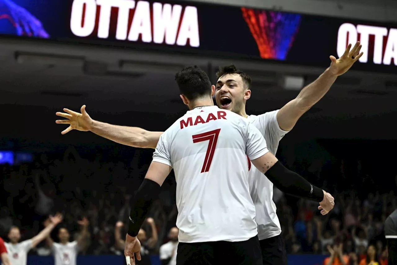 Canada edges Japan 3-2 in men's Volleyball Nations League action