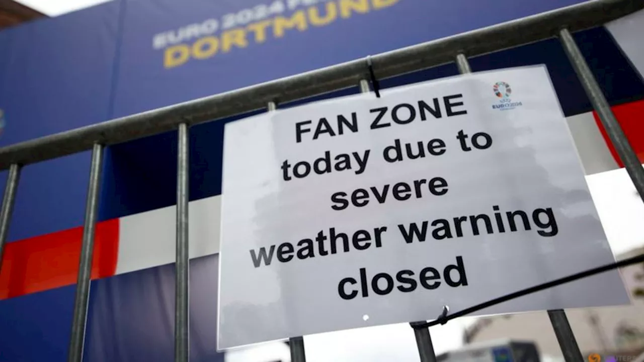 Weather warning shuts down Berlin's Euro 2024 fan zones