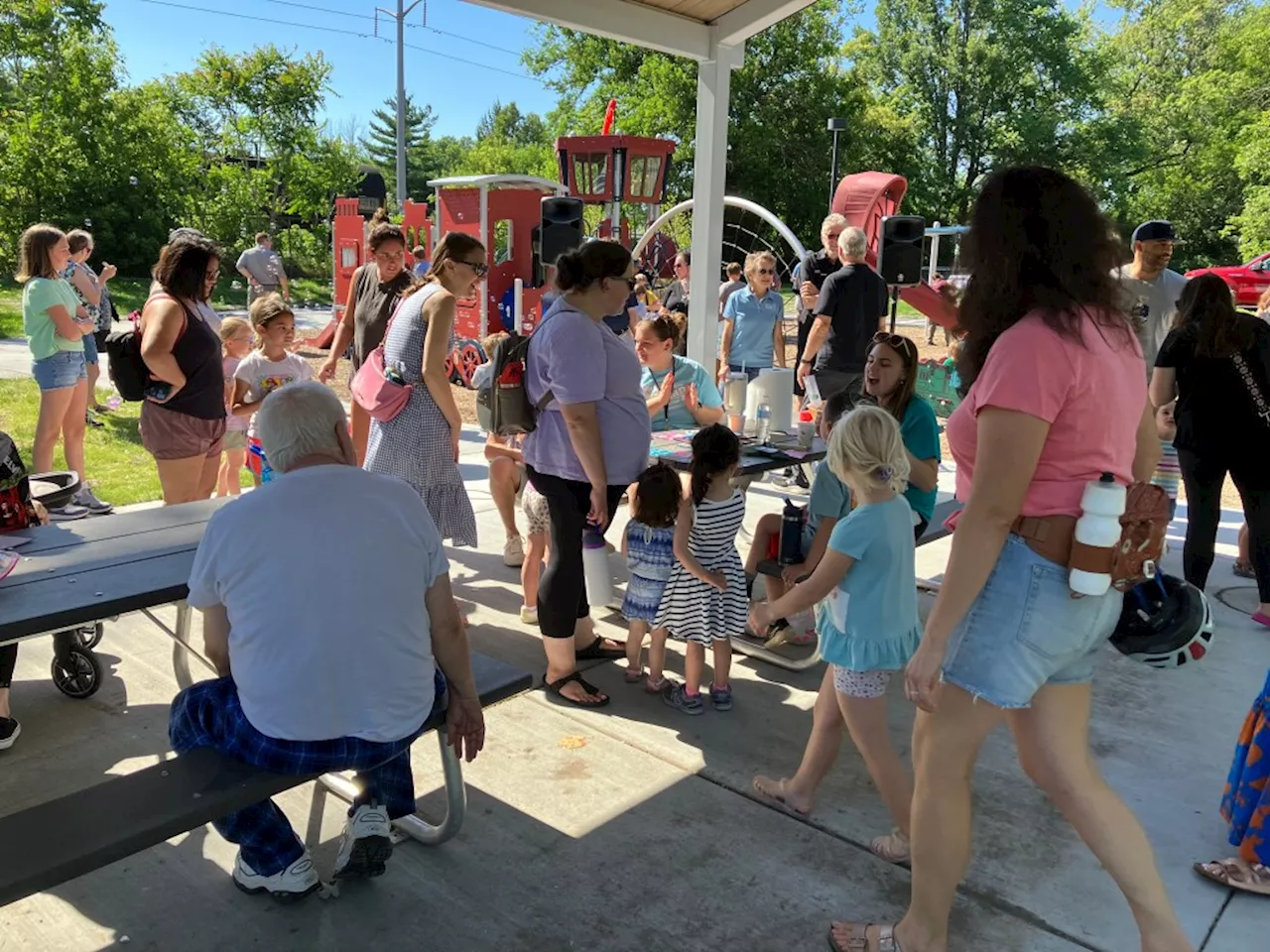 LaGrange Park’s residents experience new features of Beach Oak Park at is reopening