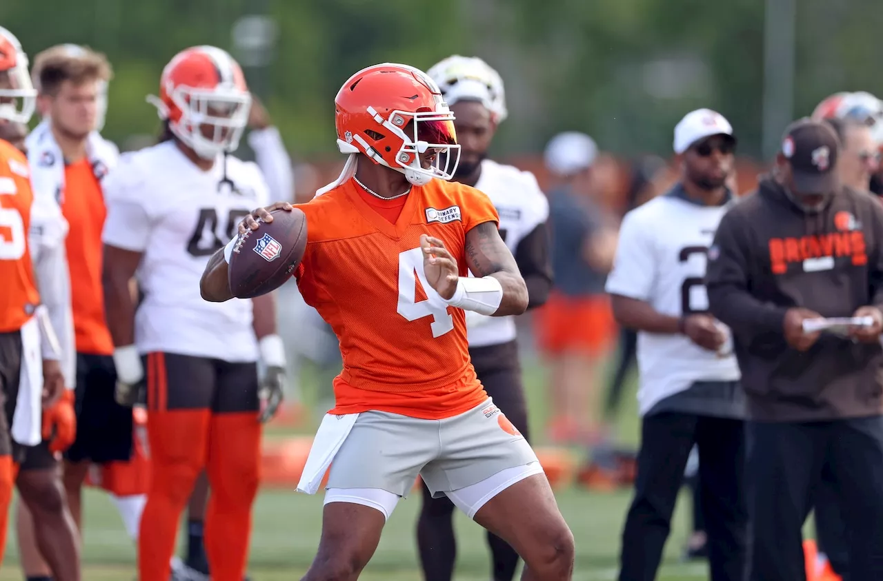 Browns Andrew Berry on Deshaun Watson coming out of minicamp: ‘He’s actually ahead of schedule’