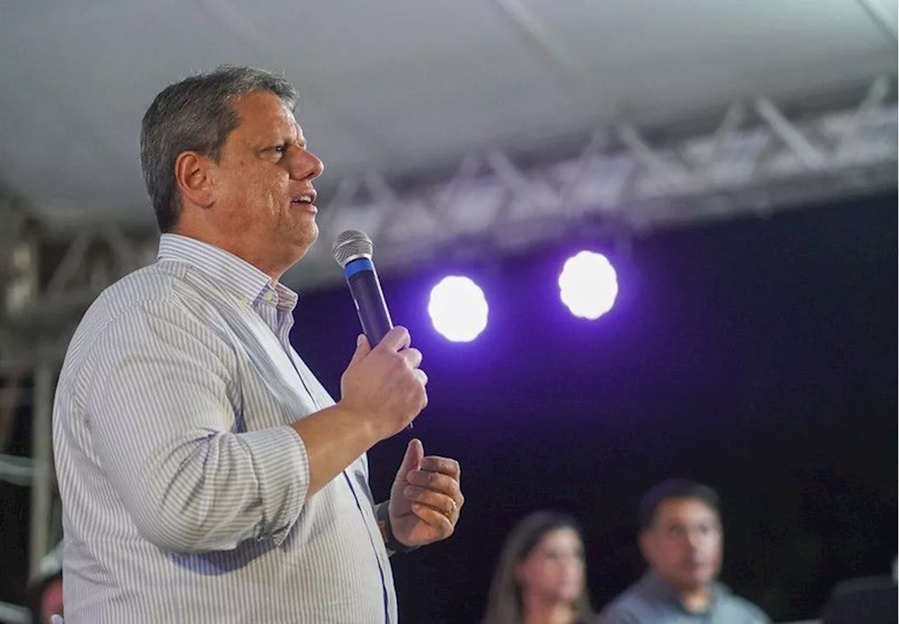 Tarcísio diz que uma hora o “glamour” de ser governador vai acabar