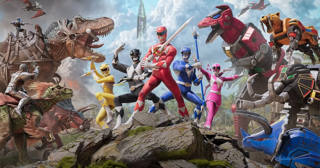 Ark Power Rangers Crossover Features Weapons, Skins, and Zords