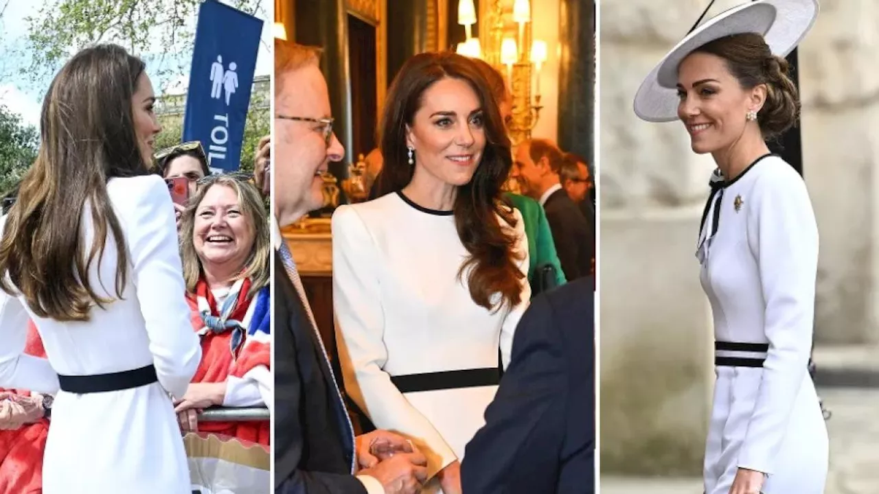 Kate Middleton non cambia le buone abitudini: l'abito Trooping the Colour «riciclato» dal guardaroba