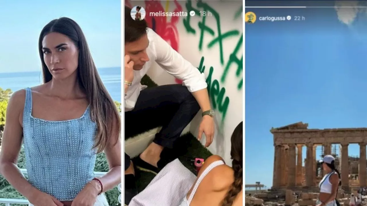 Melissa Satta e Carlo Gussalli Beretta ufficializzano la loro relazione con i primi scatti social