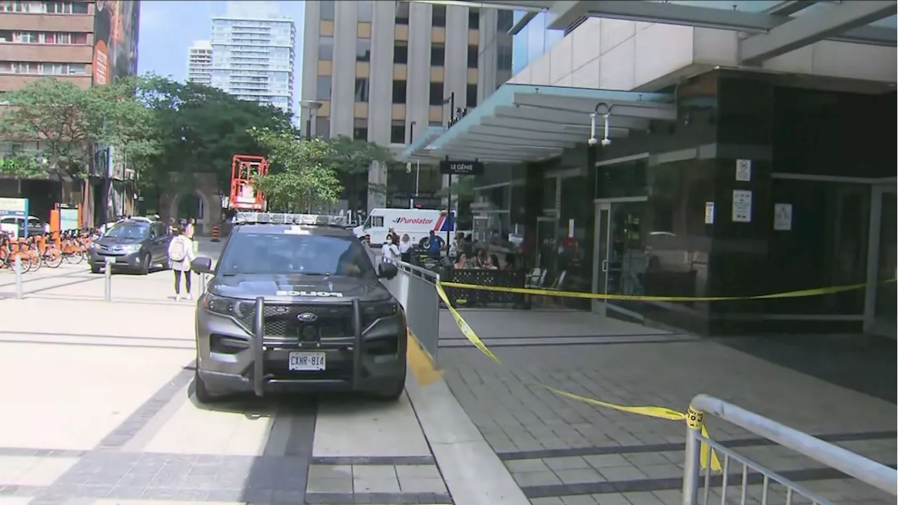 One person rushed to hospital after daylight stabbing in downtown Toronto