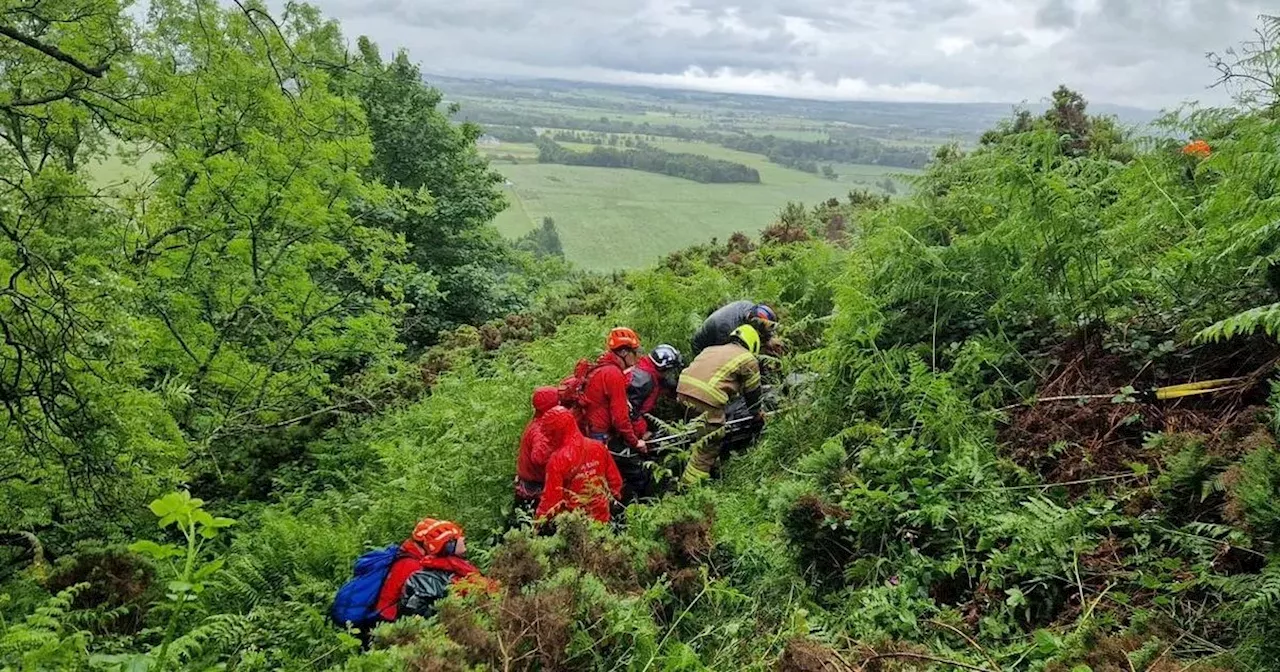 Hill walker air-lifted to hospital after horror fall on Dumyat