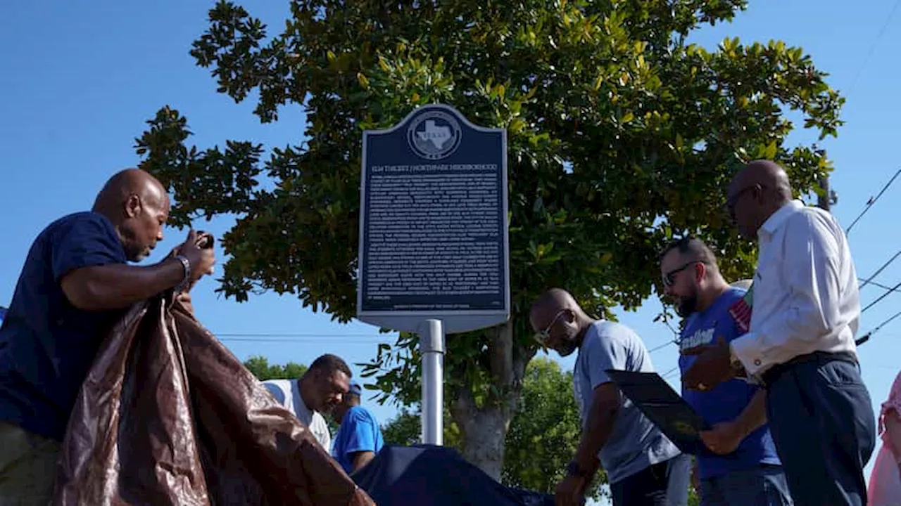 Elm Thicket-Northpark commemorated with historical market