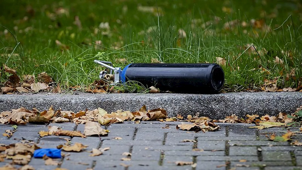 Ontploffende lachgascilinder niet te vergelijken met granaat, al klinkt het misschien even hard