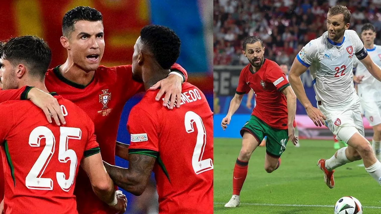 Portugal apeló a los suplentes para salvar un triunfo contra República Checa en la Eurocopa