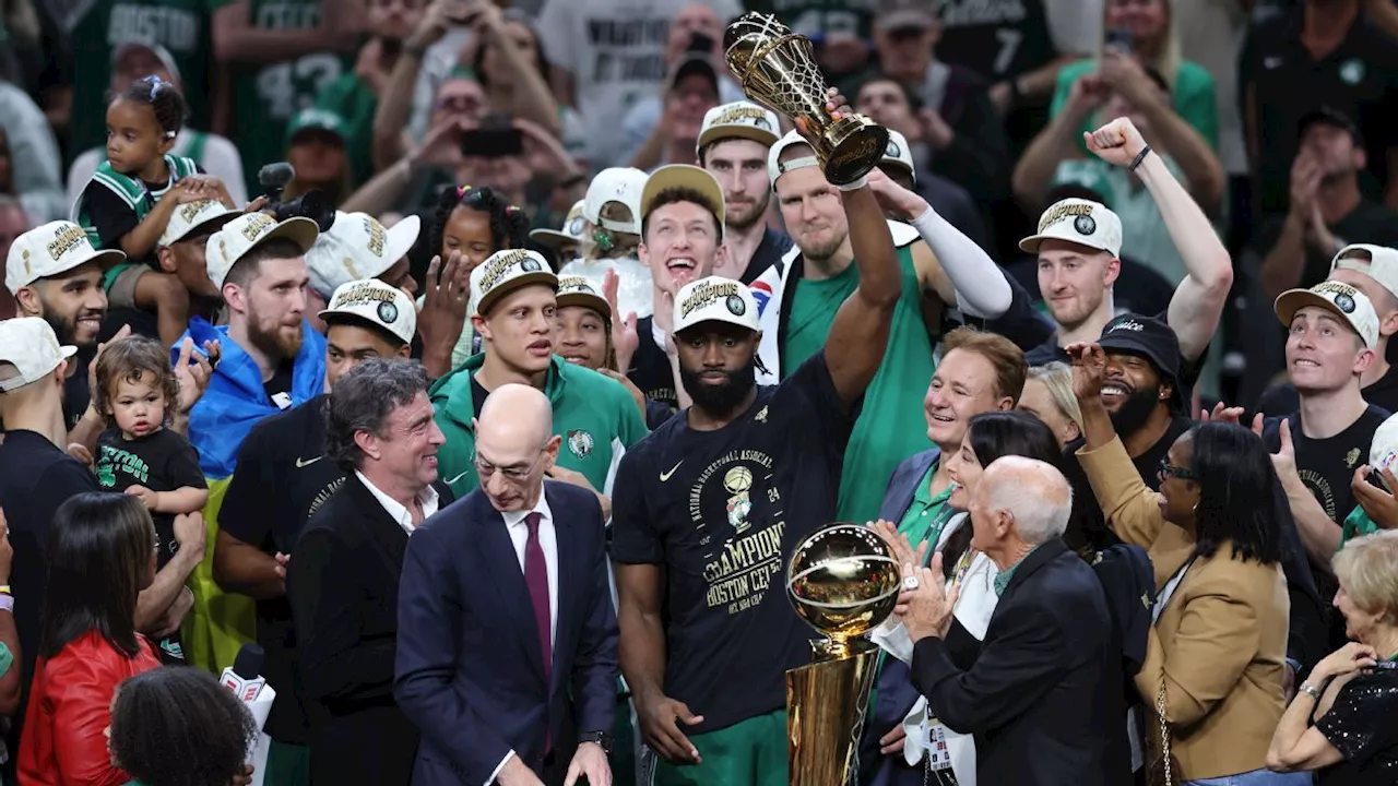 Jaylen Brown é eleito MVP das Finais após 18º título dos Celtics