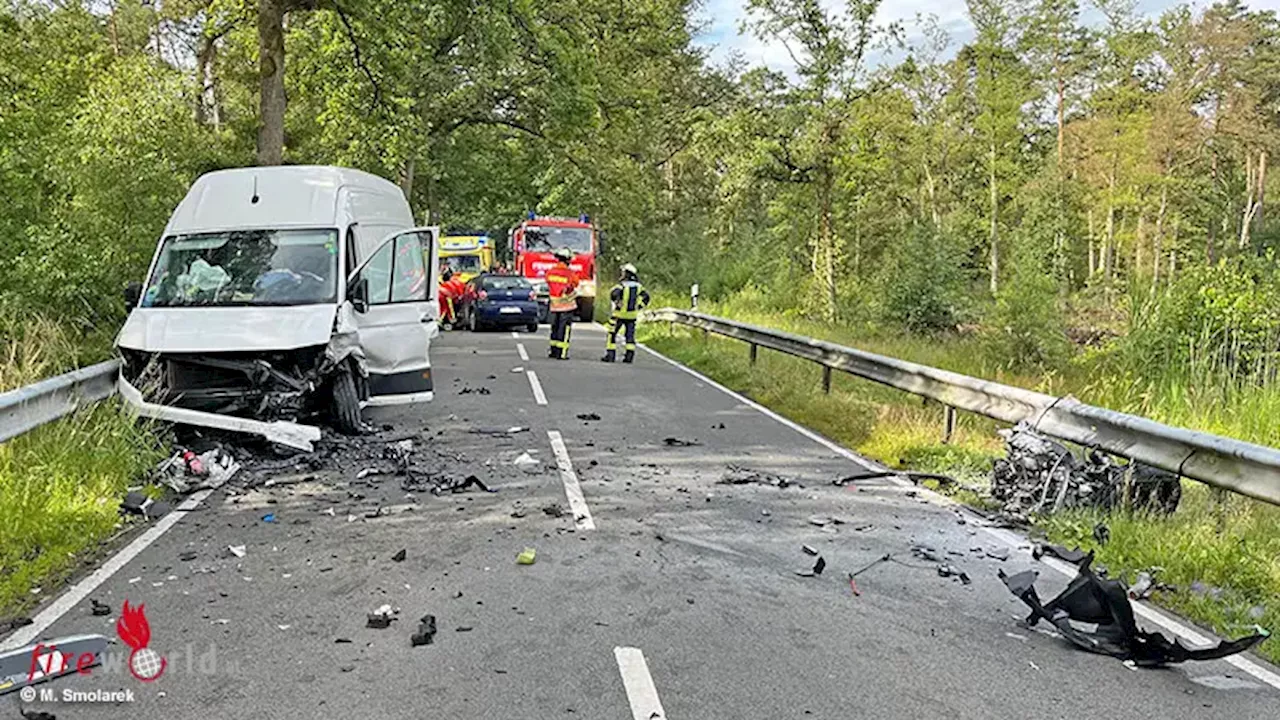 D: Pkw kracht bei Lüchow gegen Transporter → eine Tote