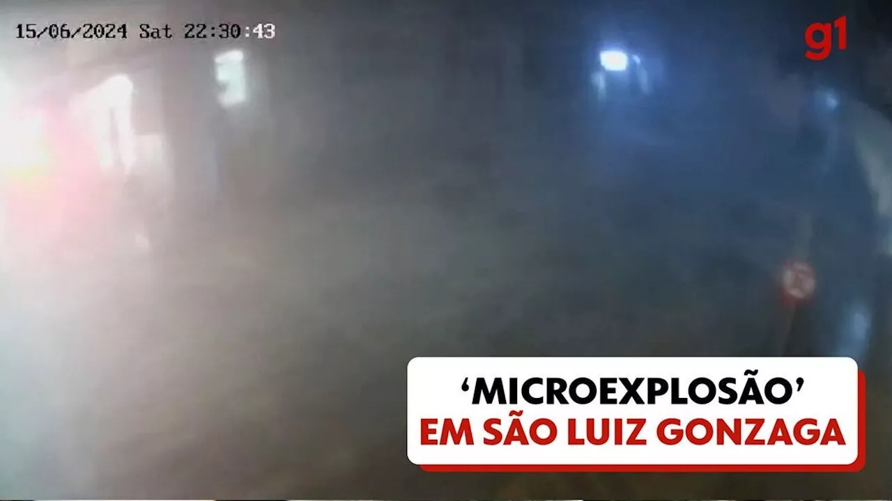 VÍDEO: veja como microexplosão levou temporal a São Luiz Gonzaga em menos de 1 minuto