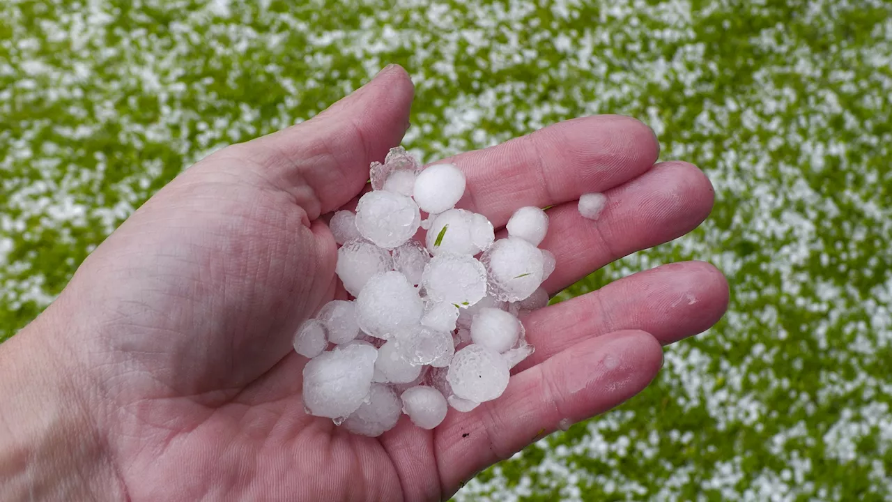 Hitze-Hammer immer ärger – dazu jetzt Hagel-Unwetter