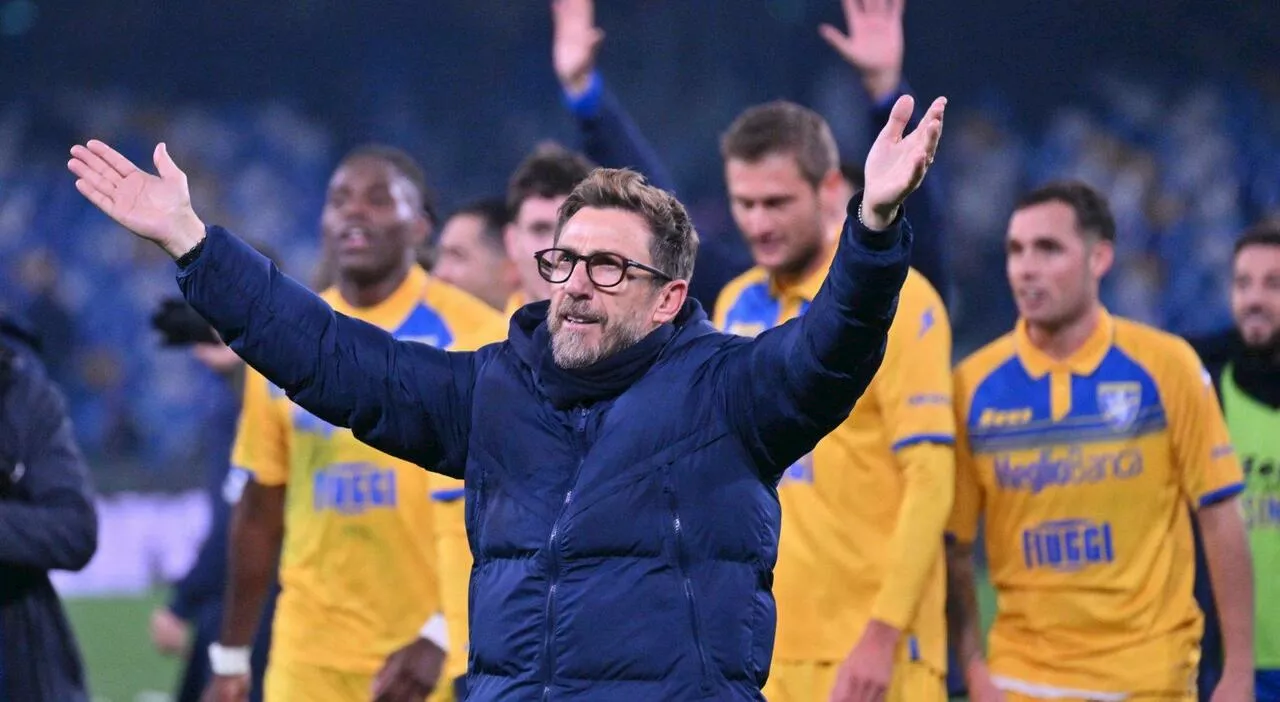 Frosinone, l'addio di Di Francesco: «Noi abbiamo onorato il calcio, il contesto intorno a noi un po' meno»