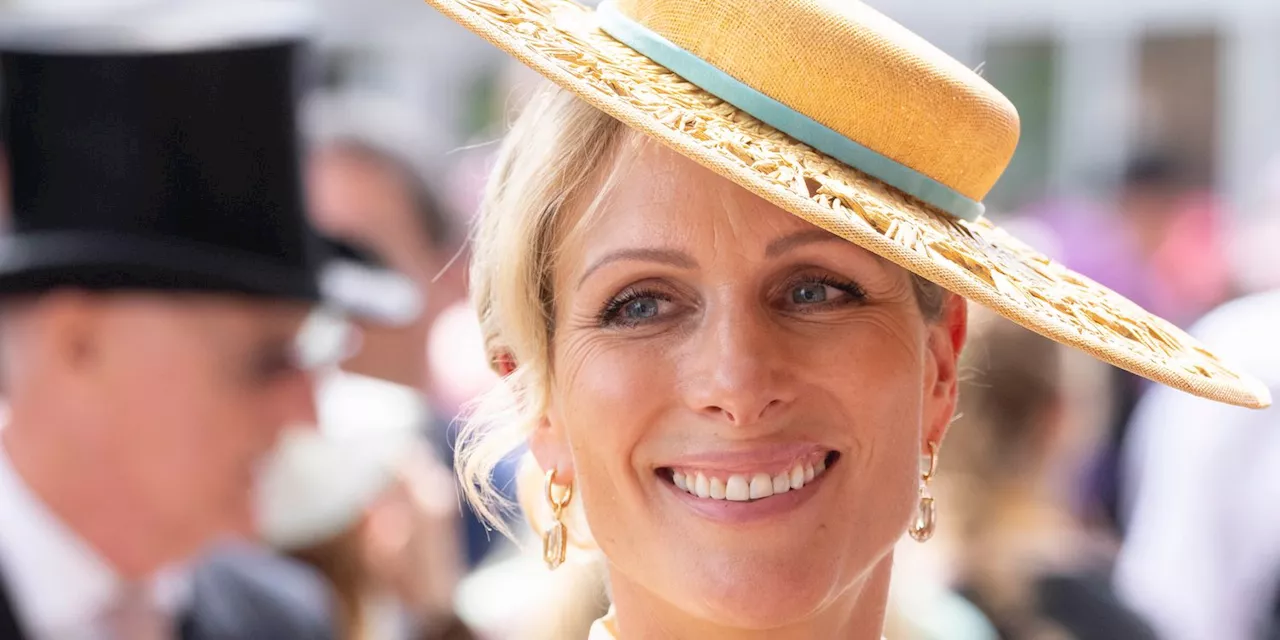 Princess Anne's Daughter Zara Tindall Wore a Sheer Yellow Dress With 'Bridgerton' Sleeves