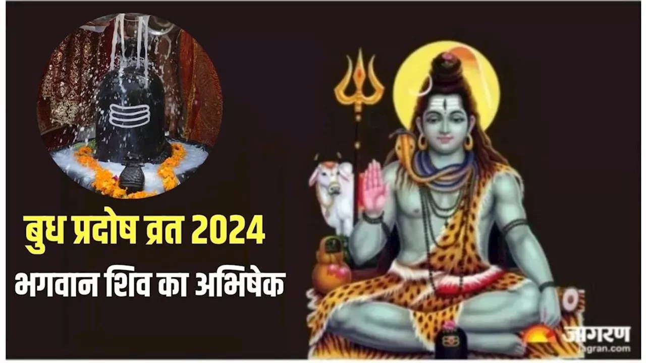 Budh Pradosh Vrat 2024: बुध प्रदोष व्रत पर इन चीजों से करें भगवान शिव का अभिषेक, चमक उठेगा सोया हुआ भाग्य