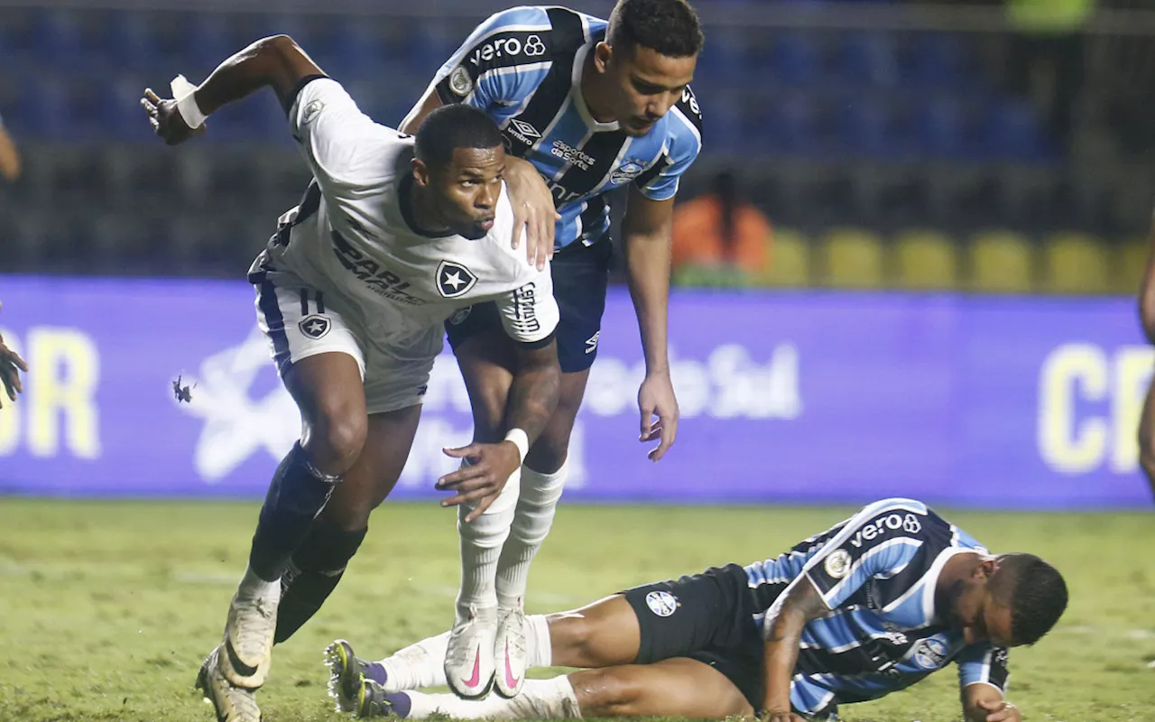 Artilheiro do Botafogo, Júnior Santos visita escolinha do clube no Espírito Santo