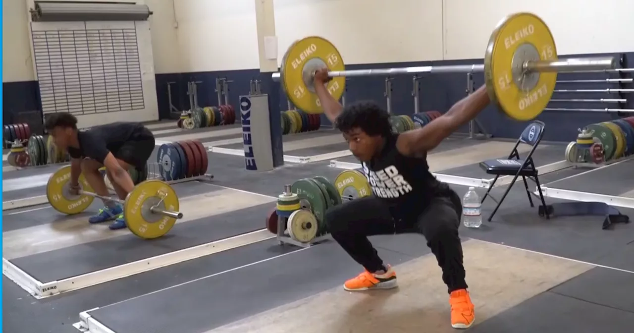 2 teen weightlifters from Oakland focus on future Olympic glory