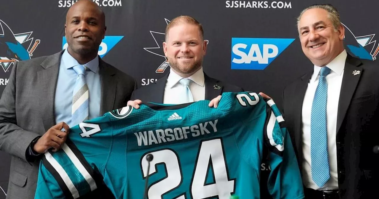 Ryan Warsofsky looks to bring 'light' to struggling San Jose Sharks as new head coach