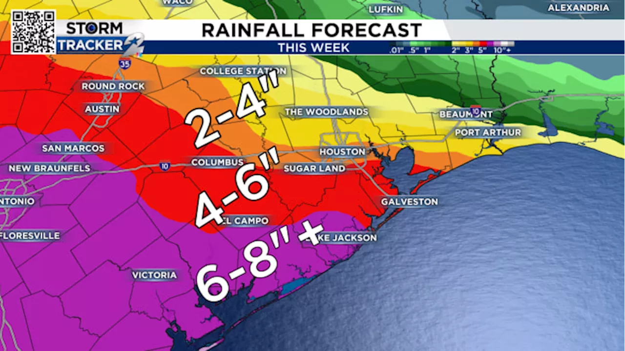 Eyes on Houston for Flood Watch as Tropical Storm Warning issued for parts of Texas coast