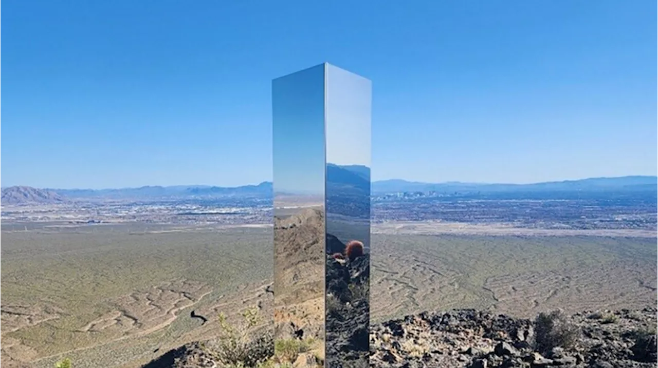 Monolith pops up in Nevada desert, latest in series of quickly mysterious structures